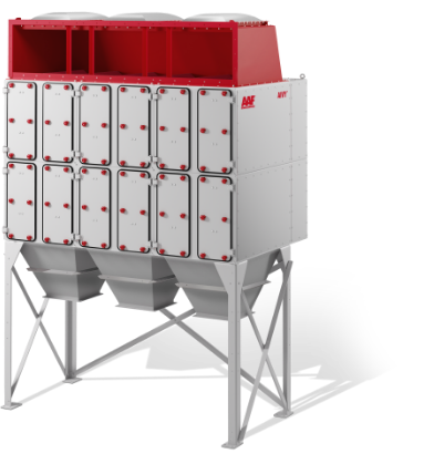 Aivy RC Modular high volume cartridge dust collector